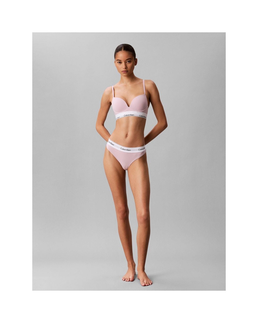Calvin Klein Purple Modern Thong