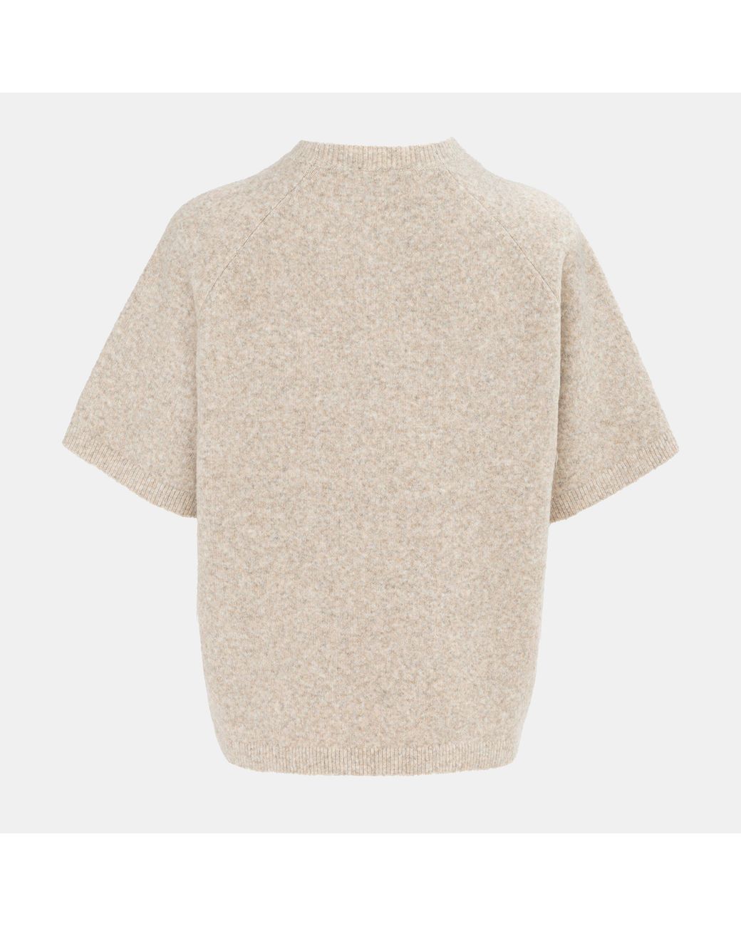 Miso Natural Short Sleeve Knit Tee