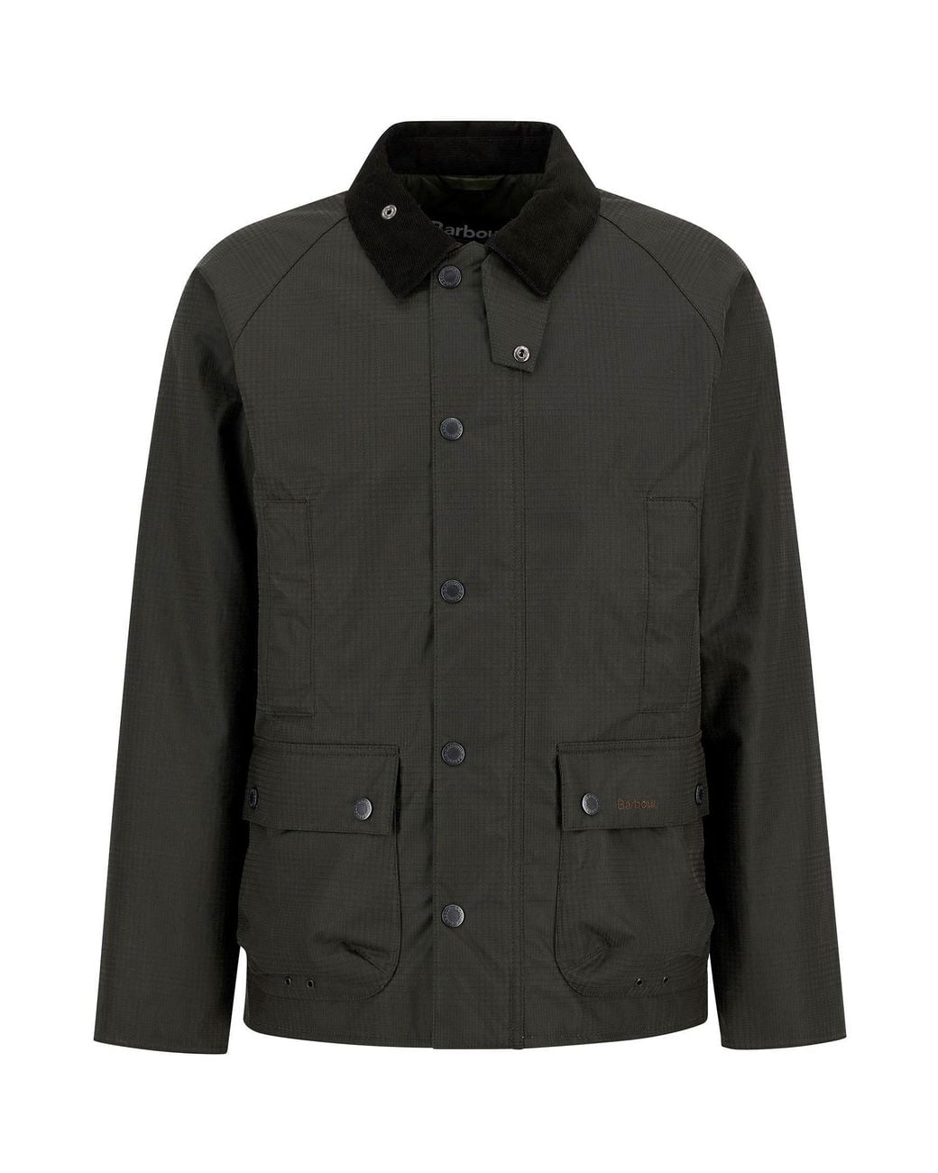 Barbour Black Modern Beaufort Waxed Jacket for men