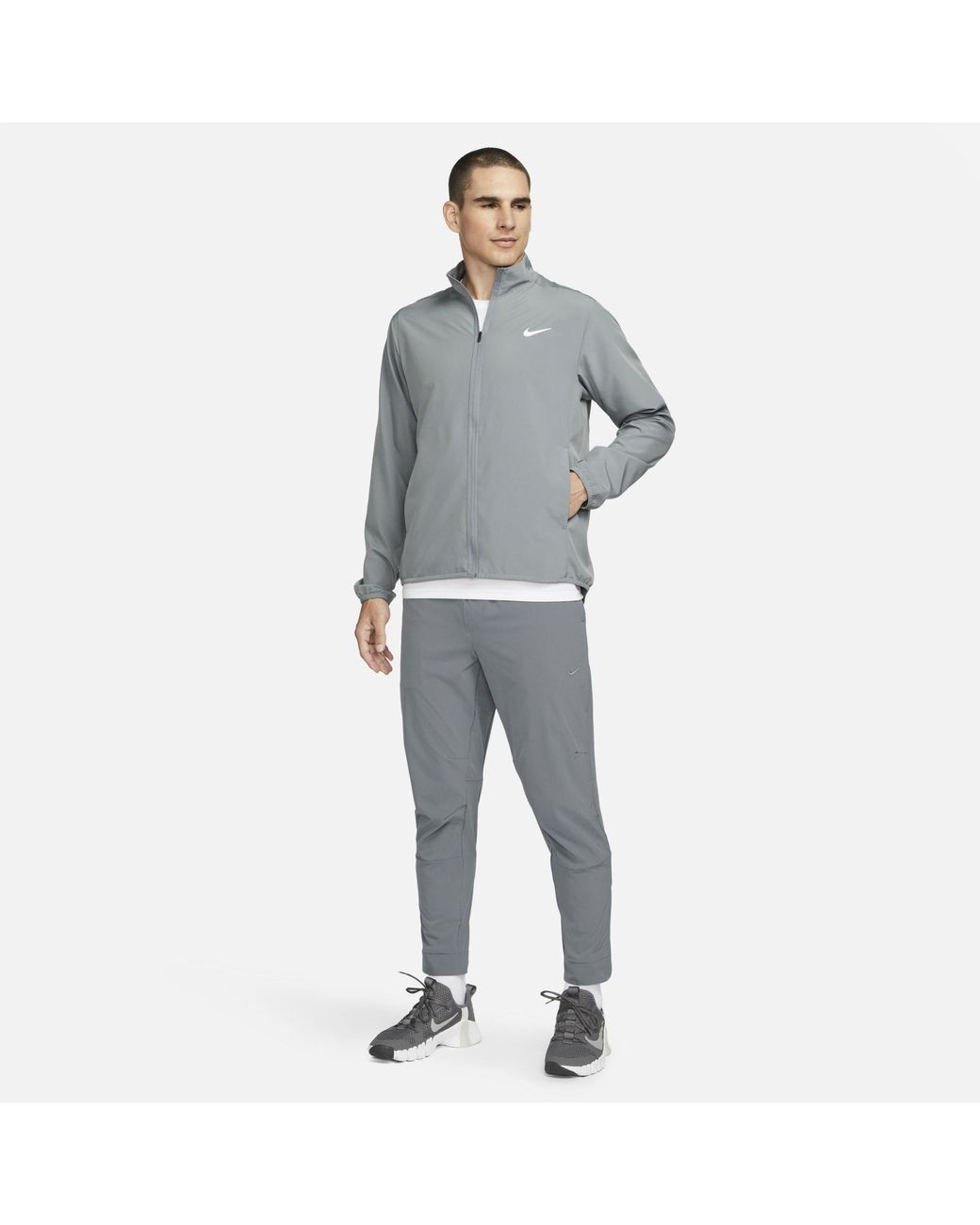 Nike Gray Performance Tracksuit Bottoms for men