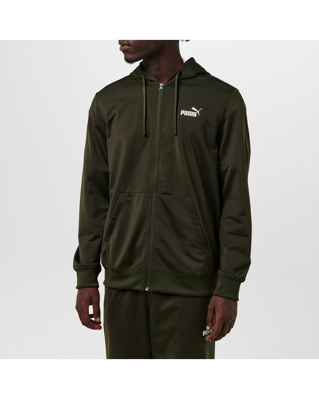 PUMA Green Poly Tracksuit for men