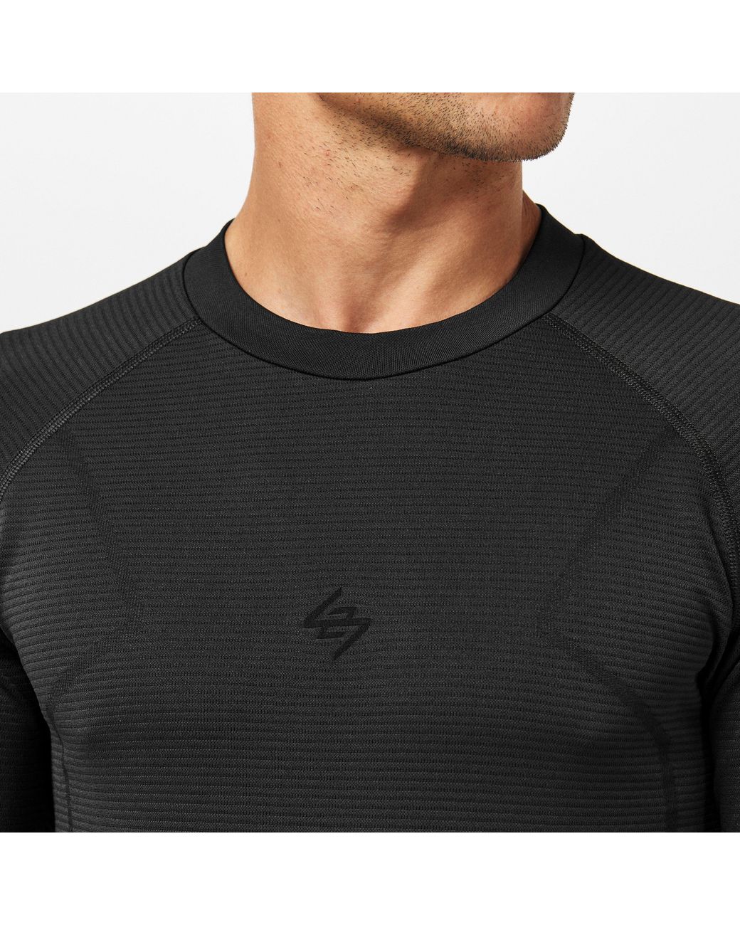 REPRESENT 247 Gray Long-Sleeve Performance T-Shirt for men