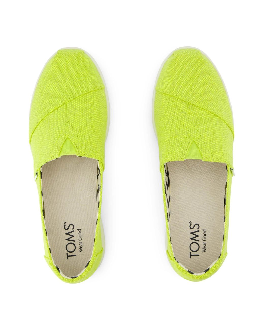 TOMS Green Alpargata Plus Canvas Slip On