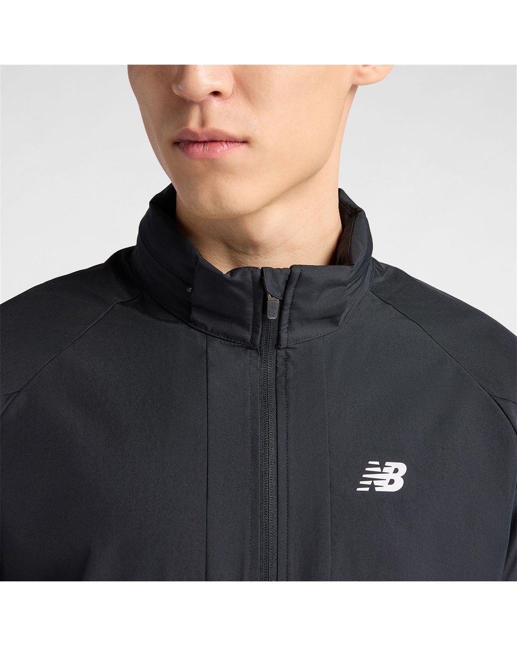New Balance Black Tracksuit Top for men