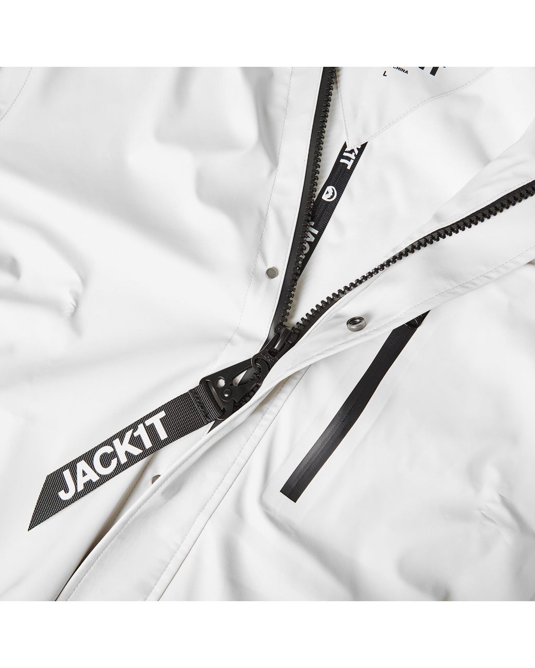 Jacket Gray Elements Rain Anorak for men