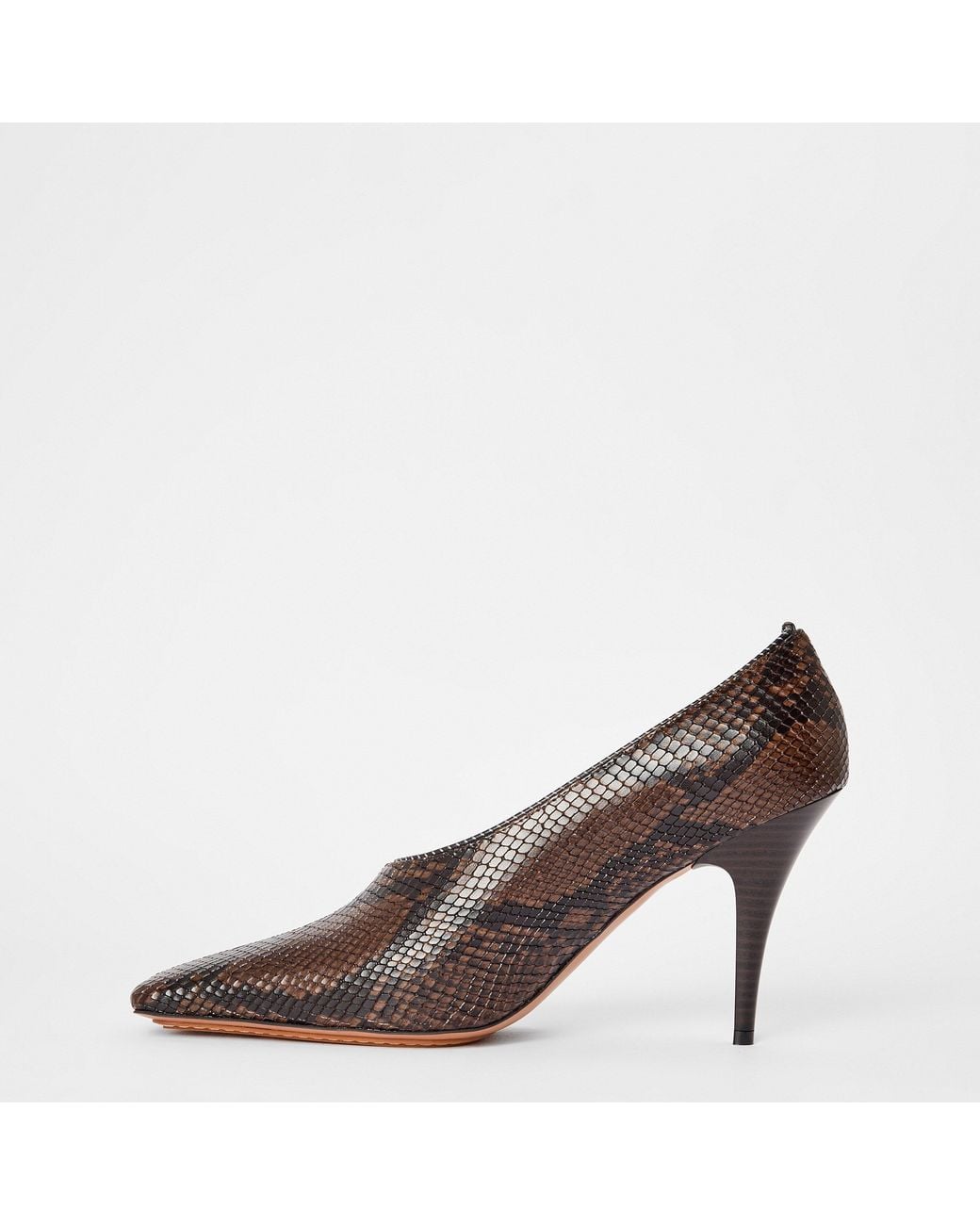 Stella McCartney Brown Stiletto Court Shoes