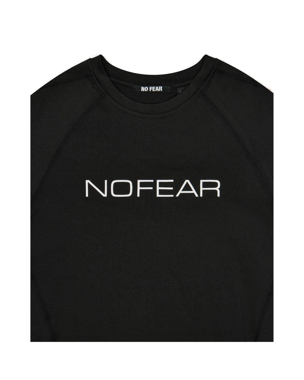 No Fear Black Compression Long Sleeve T-Shirt for men