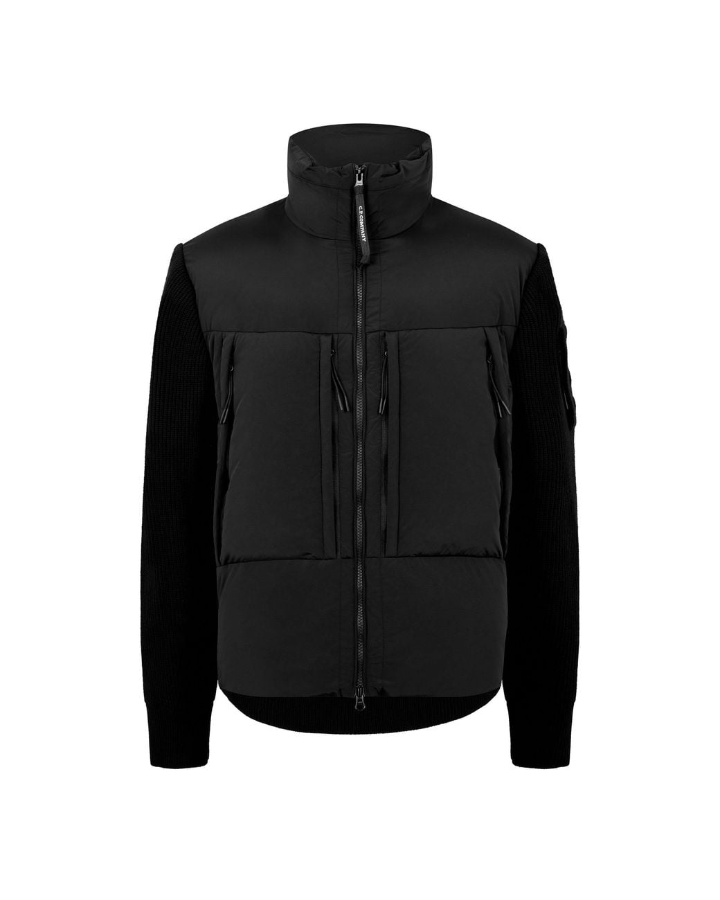 C P Company Black Cp Hybrid Jkt Sn64 for men
