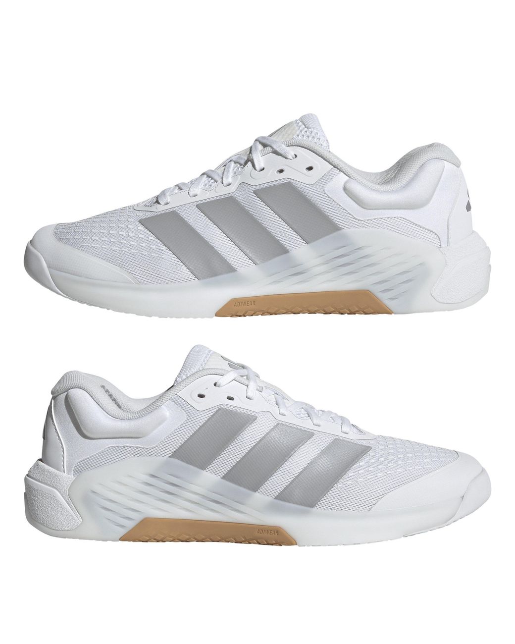 Adidas White Dropset 4 Pwr Training Shoes for men