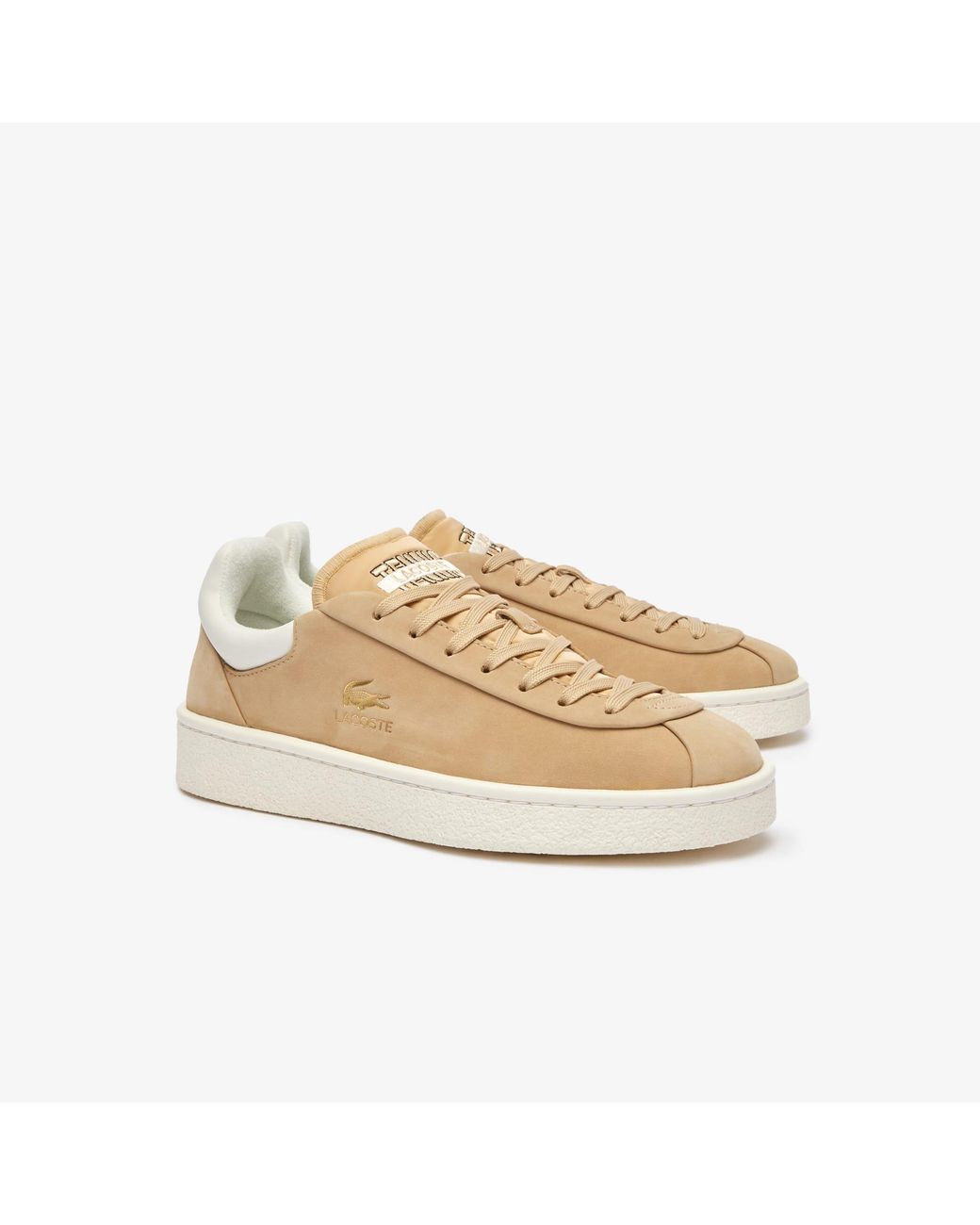 Lacoste Natural Baseshot Premium Trainers