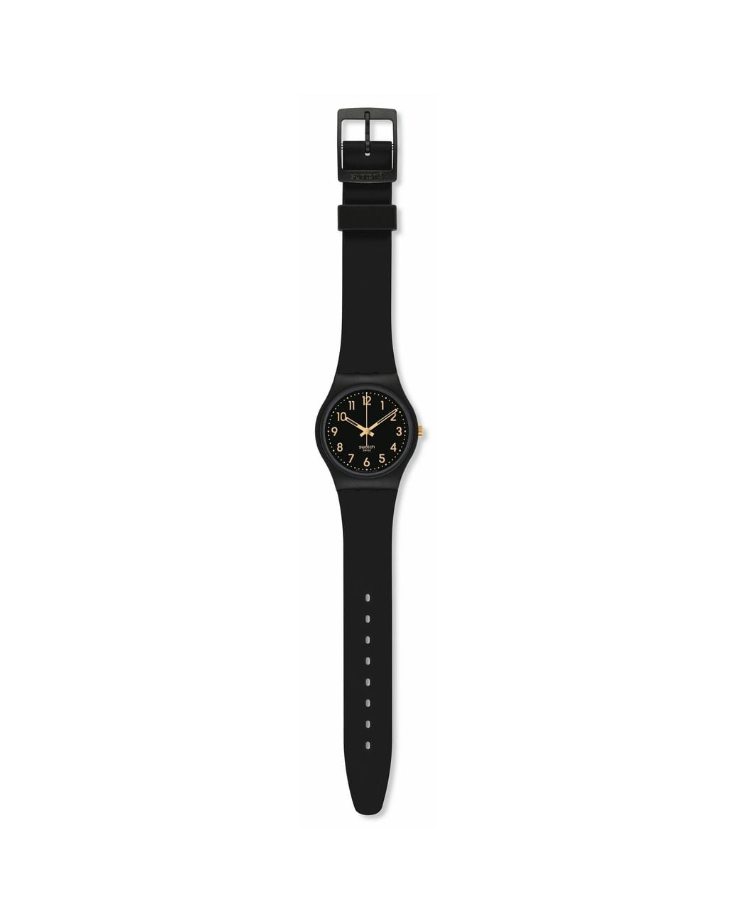 Swatch Black Core Analogue Quartz Watch