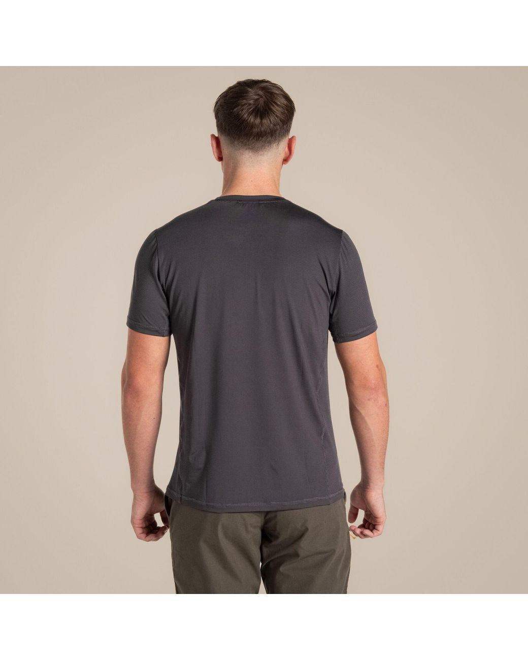 Craghoppers Gray Dofe Charon Short Sleeve Tshirt for men