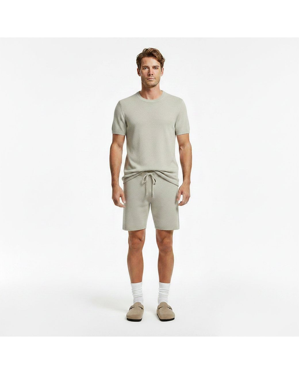 Jack Wills Natural Knitted Shorts for men