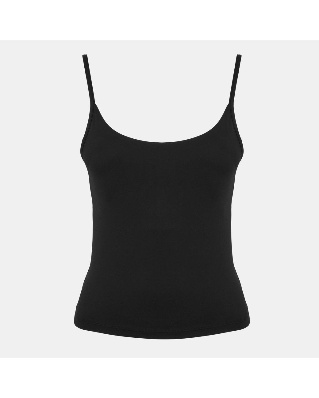 Represent Black Built-In Bra Four-Way Stretch Crop Top