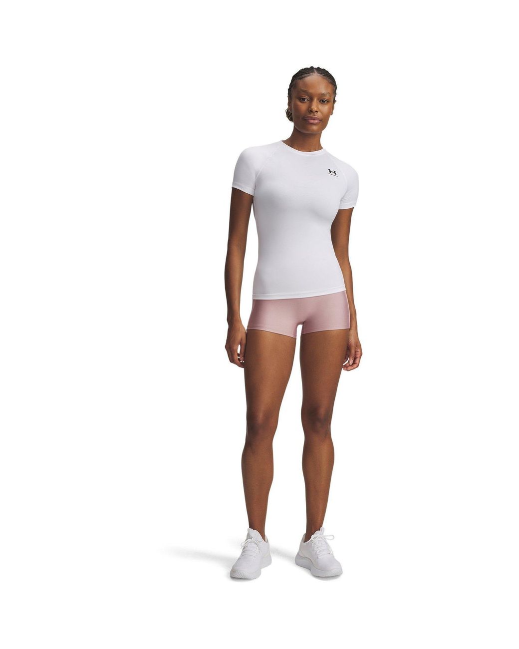 Under Armour Pink Hg Rib Shorty