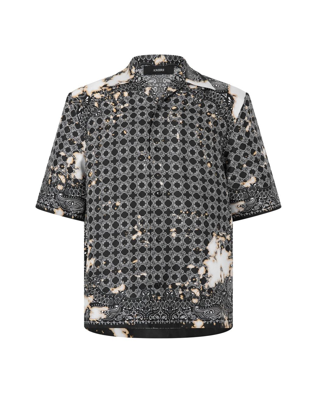 Amiri Black 'Beach Bandana Bowling' Shirt for men