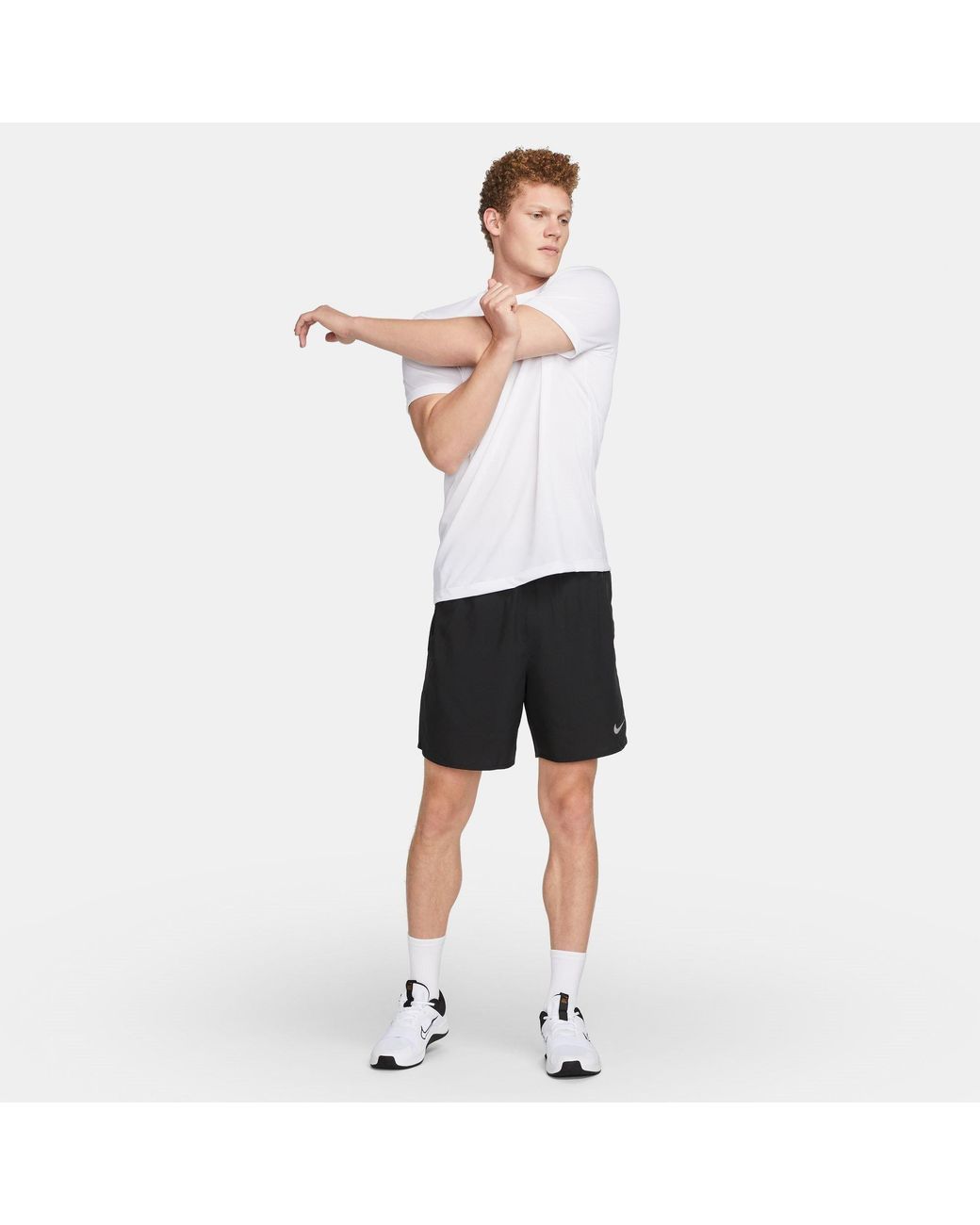 Nike Blue 7In Challenge Shorts for men