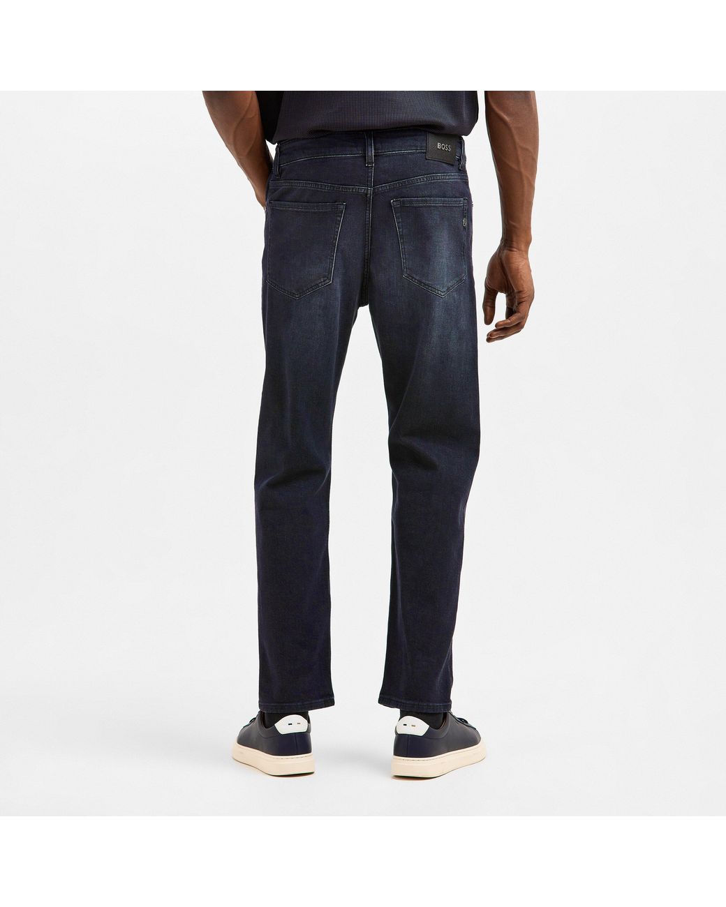 Boss Blue Ogden Straight Leg Jeans for men