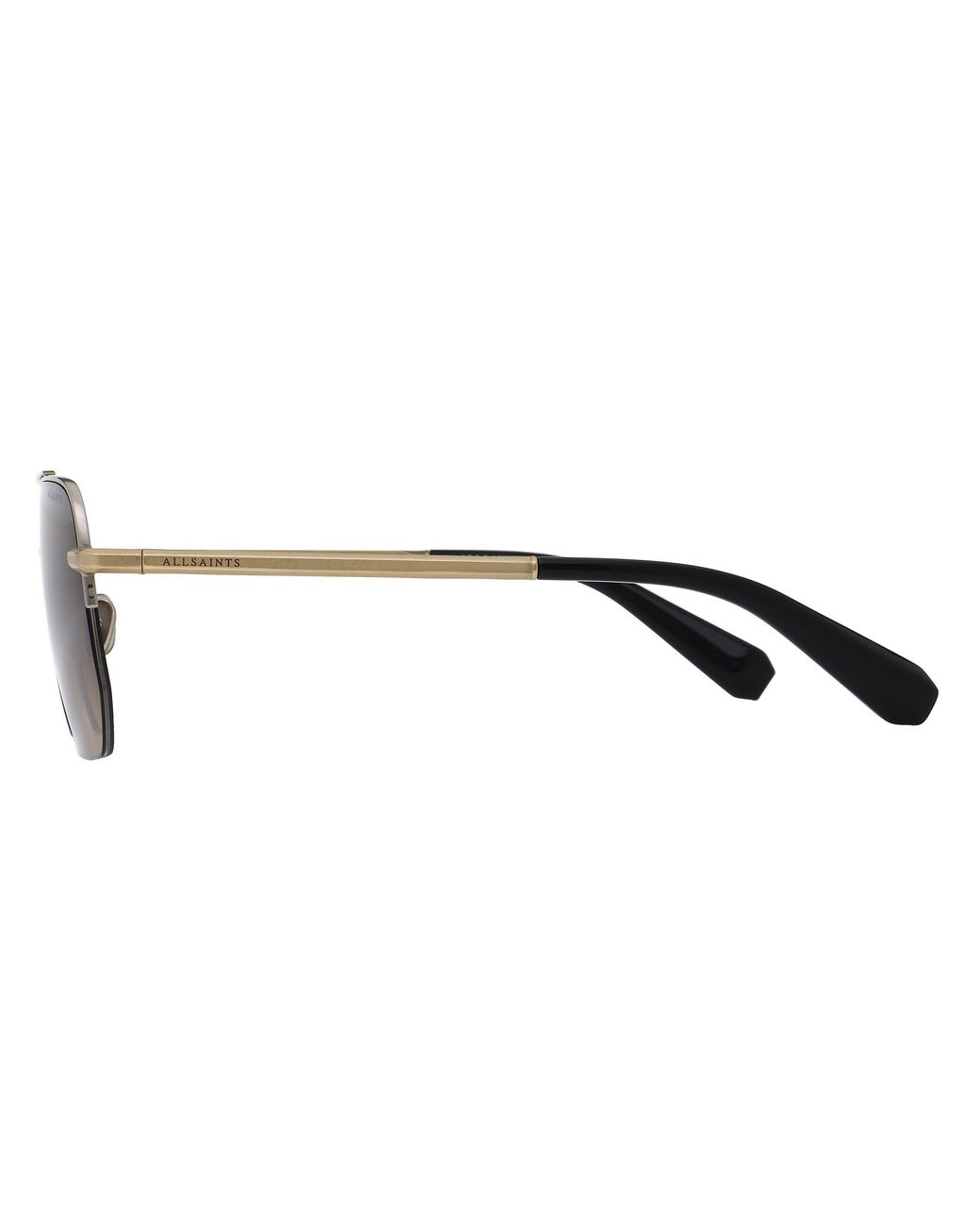 AllSaints Brown Kai Aviator Sunglasses