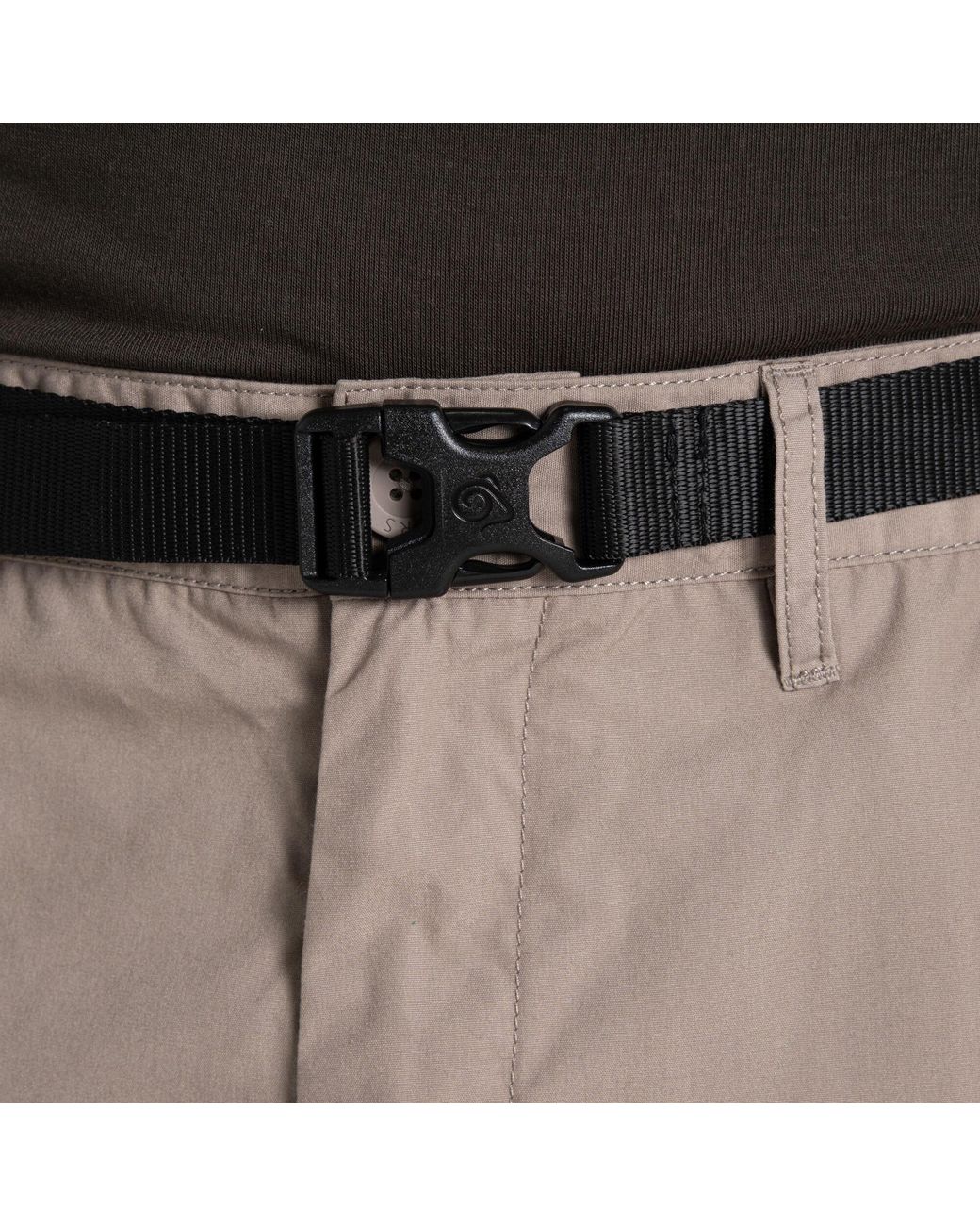 Craghoppers Gray Kiwi Convertible Water-Repellent Trousers for men