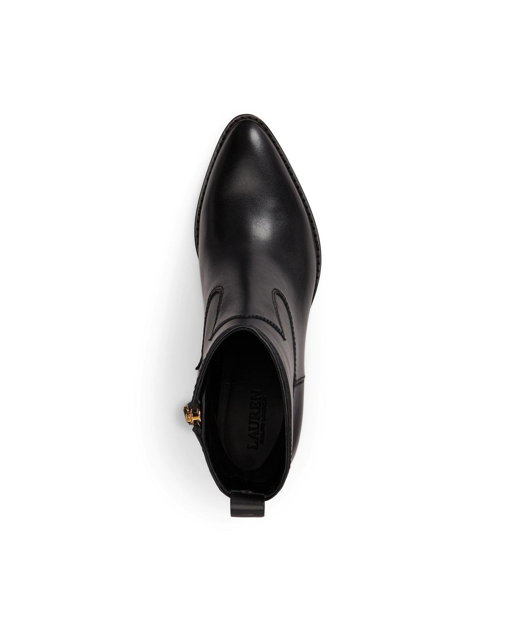 Ralph Lauren Black Harpher Boot Cowboy Boots