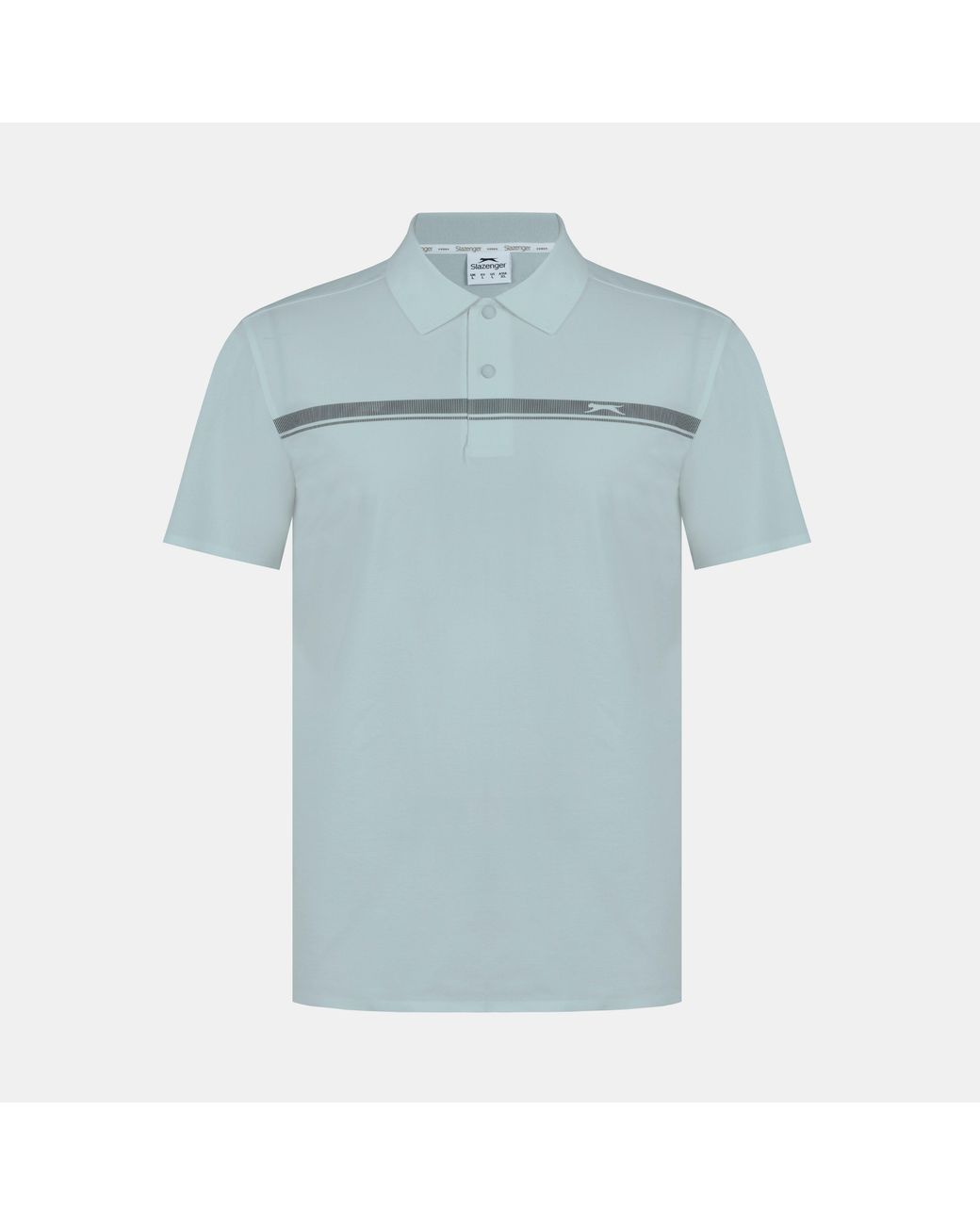 Slazenger 1881 Blue Slagenzer Golf Short Sleeve Performance Polo Shirt for men