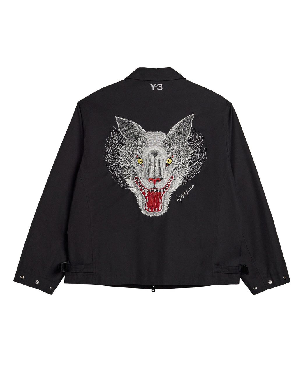 Y-3 Black Mercedes Wolf Jacket for men