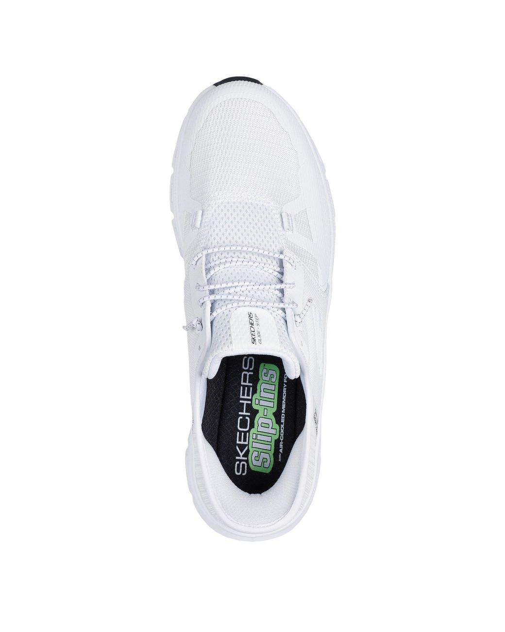 Skechers White Glide-Step Pro Slip On Trainers for men