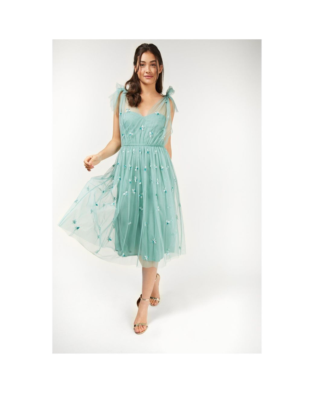 Little Mistress Blue Maxi Dress