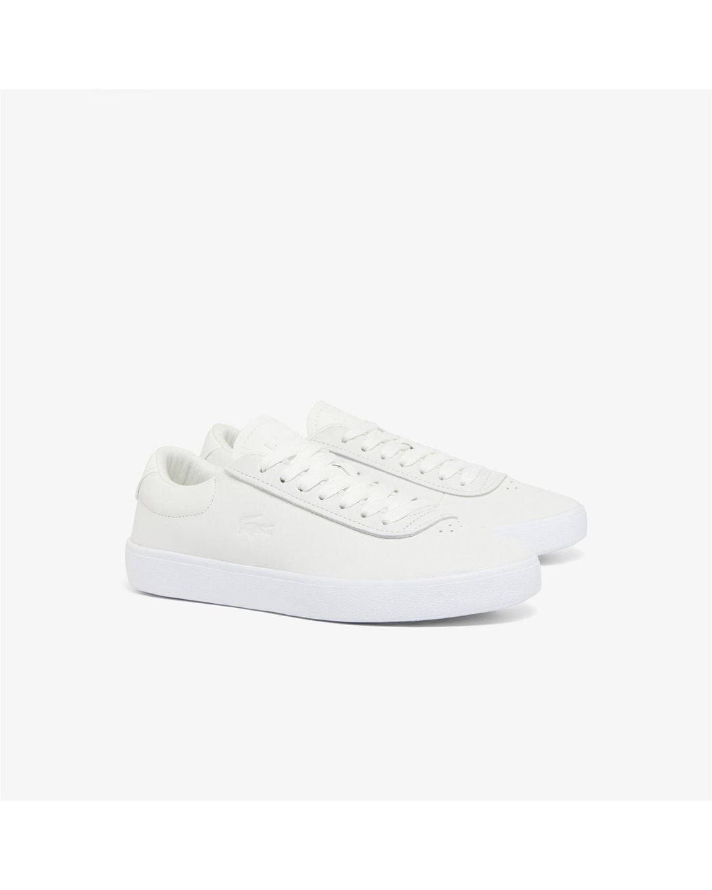 Lacoste White Baseshot Evo Trainers