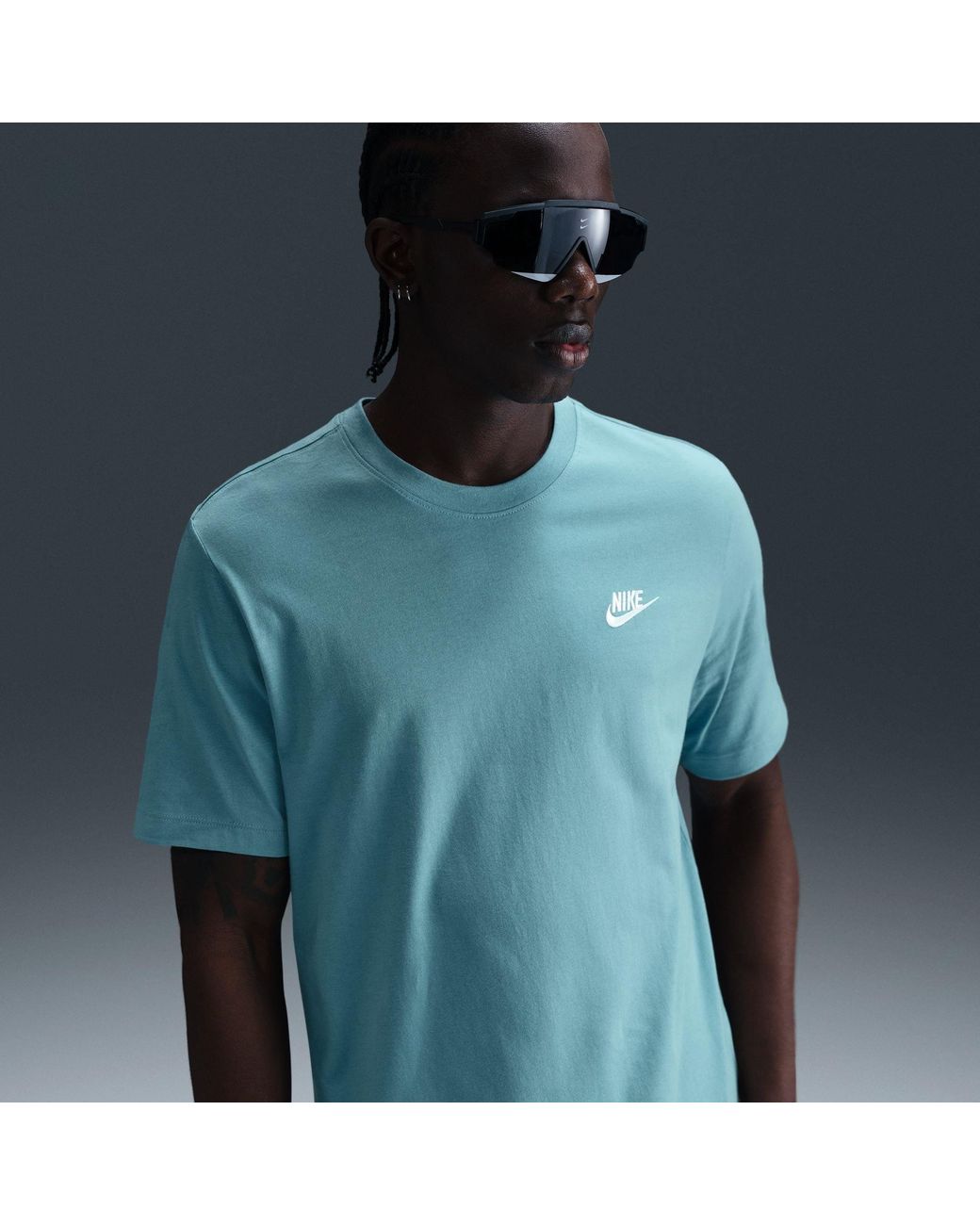 Nike Blue Sportswear Club T-Shirt for men