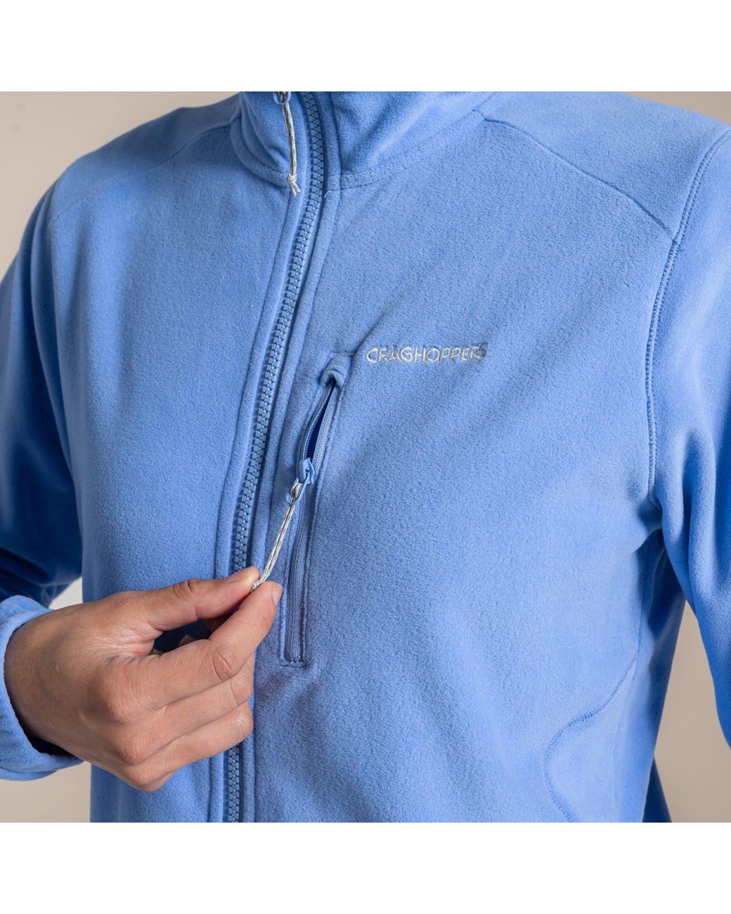 Craghoppers Blue Miska Plus Ii Lightweight Insulated Fleece Jacket