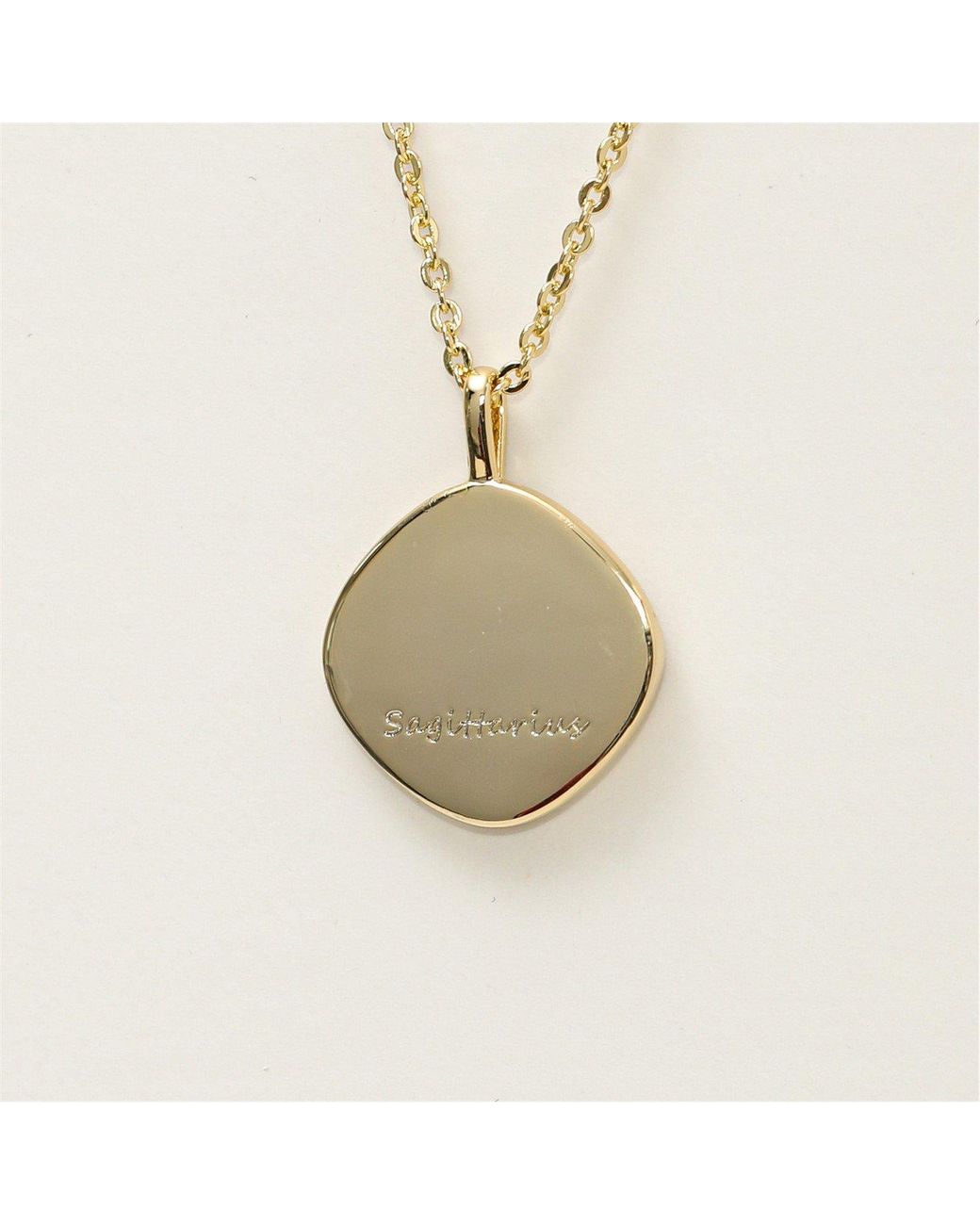 Jon Richard Red Molten Horoscope Necklace