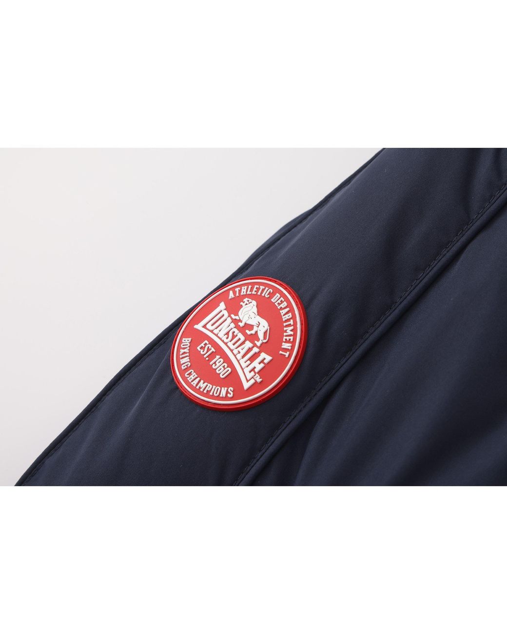 Lonsdale Blue Padded Hooded Bomber Jacket for men