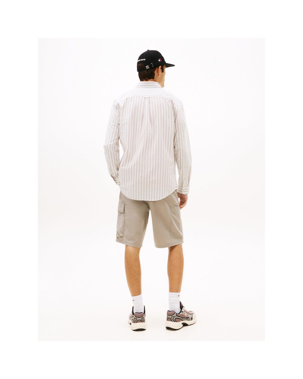 Tommy Hilfiger White Long Sleeve Patterned Shirt for men