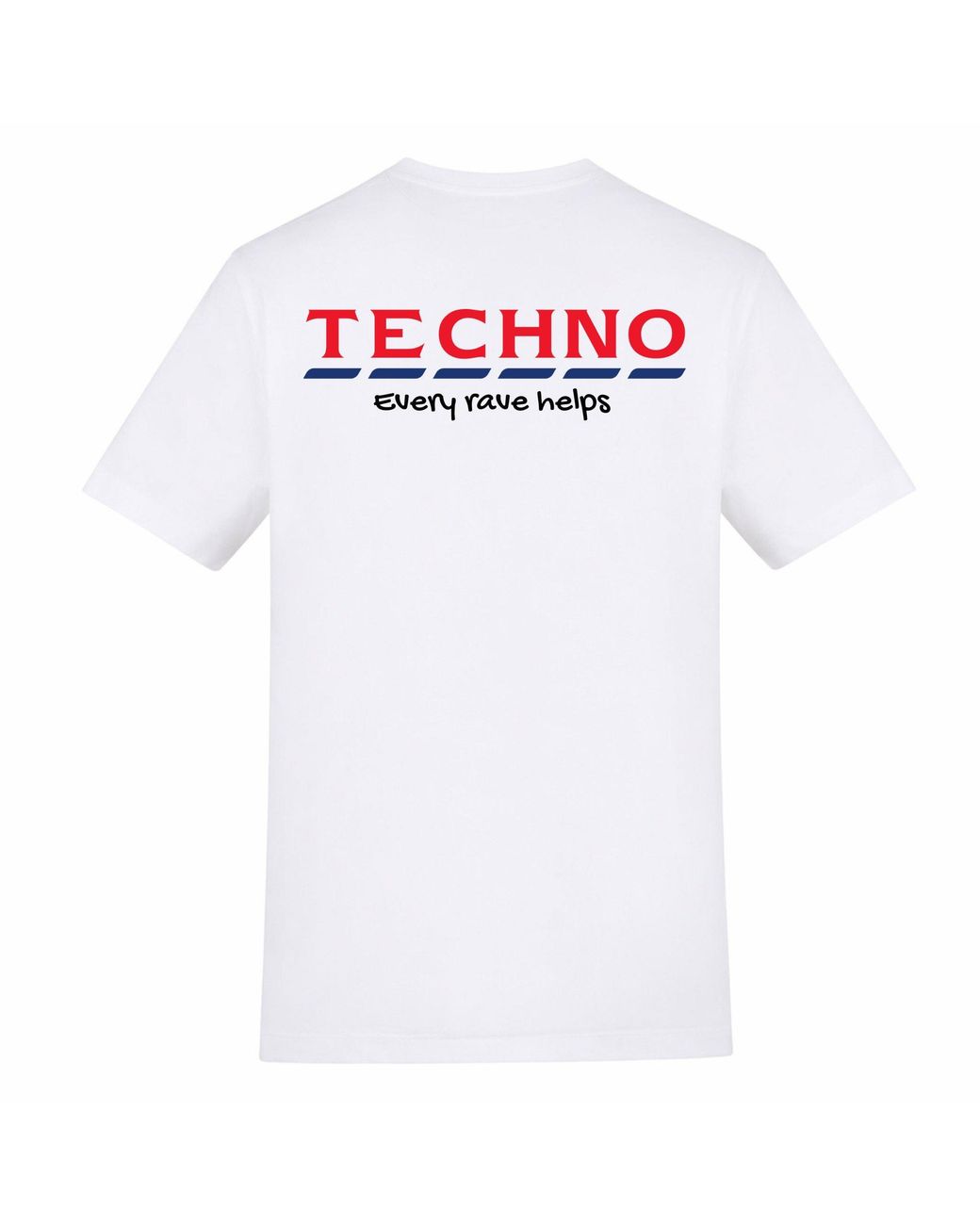 AWD White Adults Printed Festival Tee