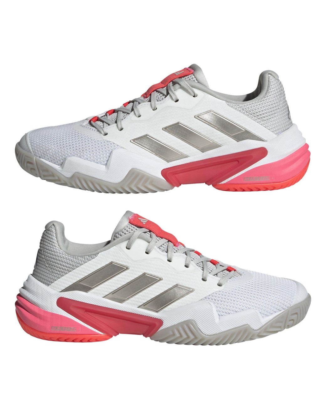 Adidas Gray Barricade 13 Tennis Shoes