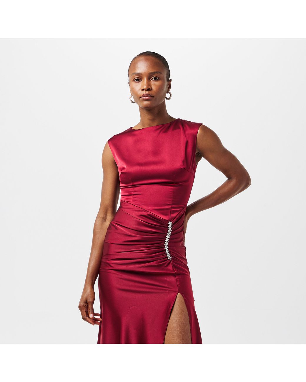 Jarlo Red Arie Ball Gown
