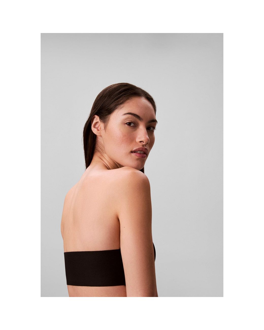 Calvin Klein Blue Non Wired Strapless Bra