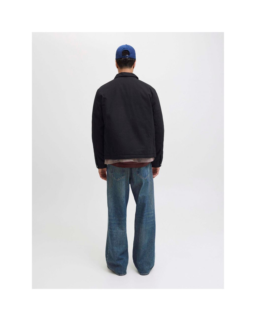 Jack & Jones Black Dover Worker Jacket for men