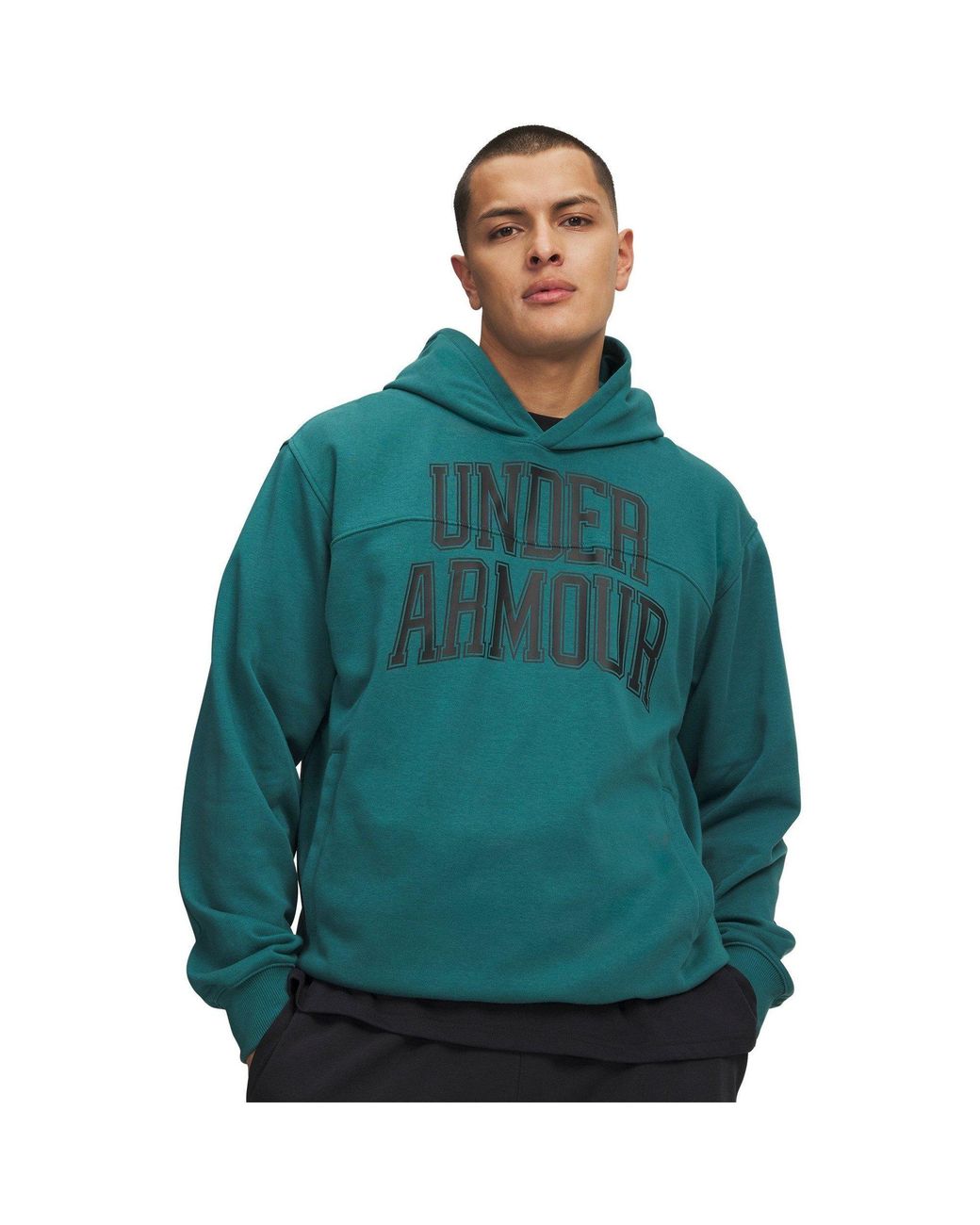 Under Armour Green Performance Hoodie for men