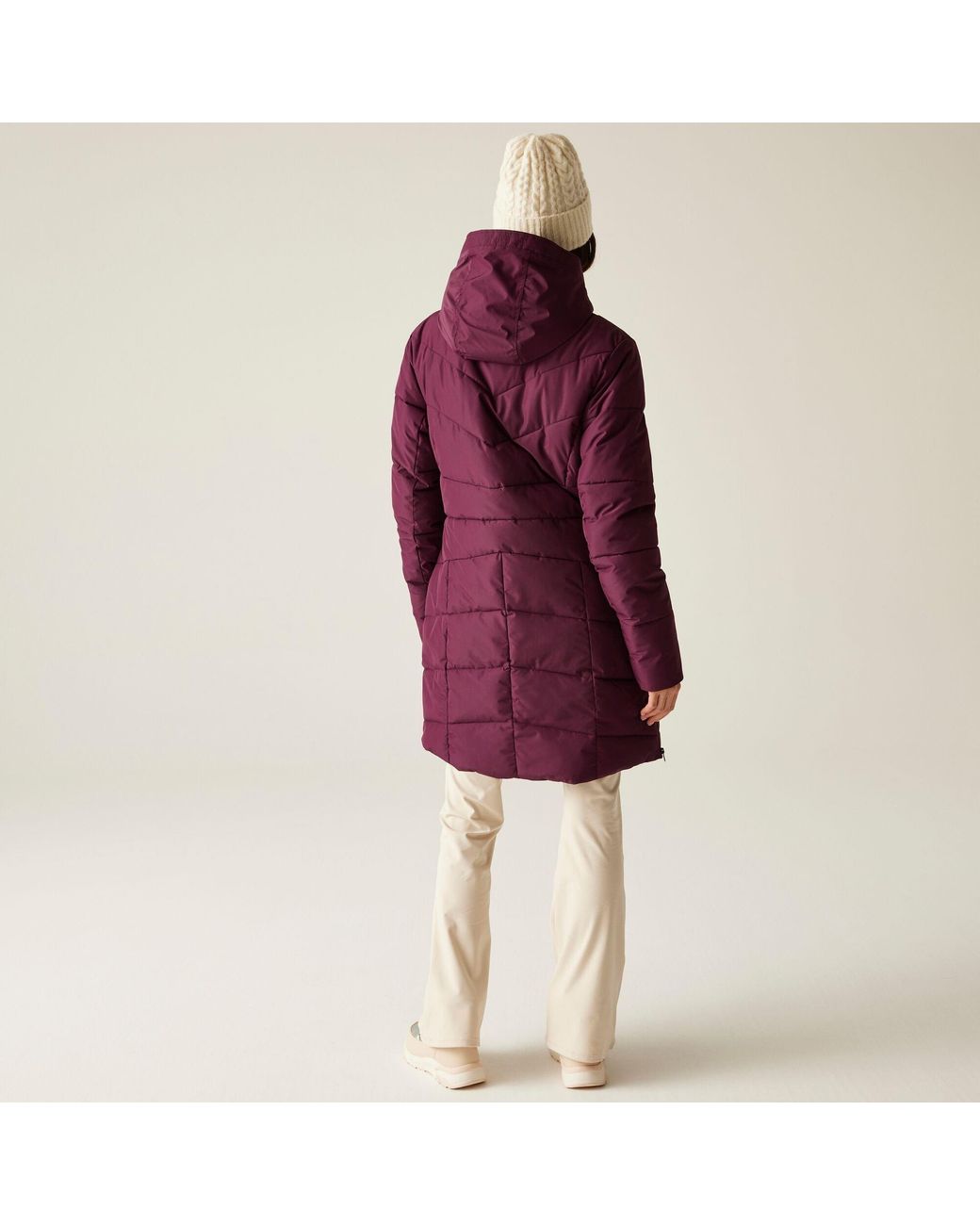 Dare 2b Purple Striking V Ared 15/15 High Warmth Padding Swarovski Crystal Insulated Waterproof Jacket
