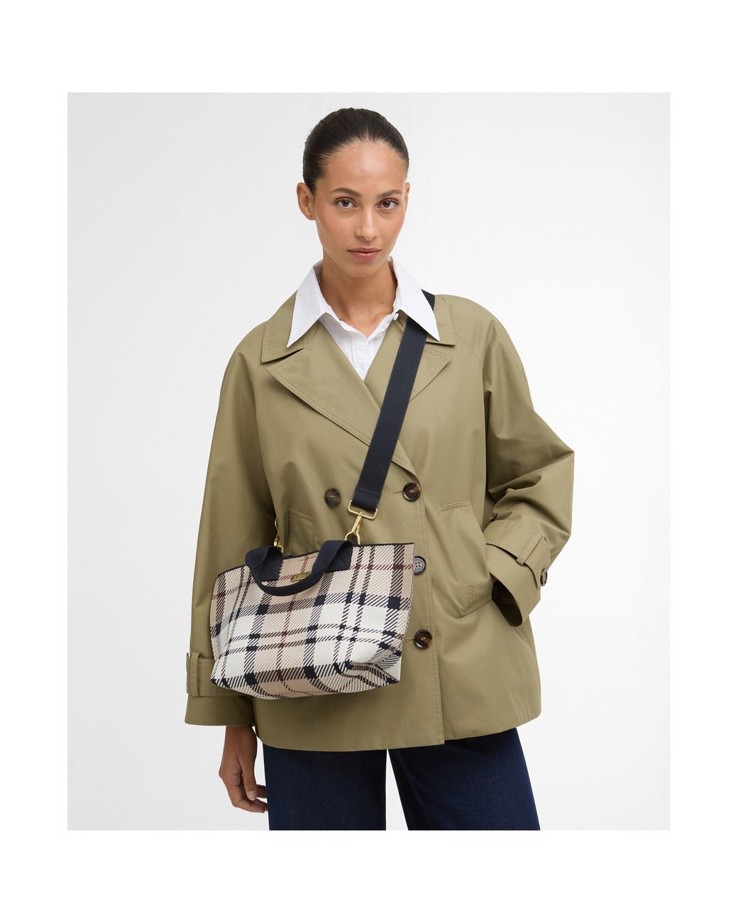 Barbour Multicolor Layla Tartan Mini Tote Bag