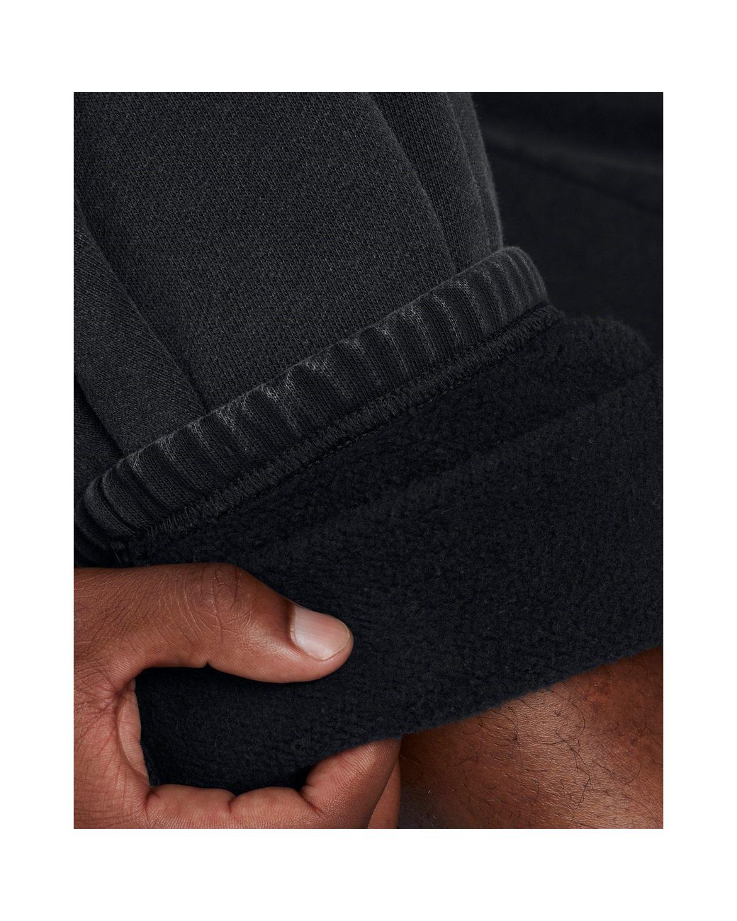 Under Armour Blue Icon Closed Hem Fleece Joggers for men