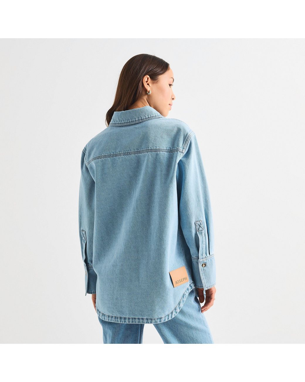Joseph Blue Idar Long-Sleeve Oversized-Fit Denim Shirt
