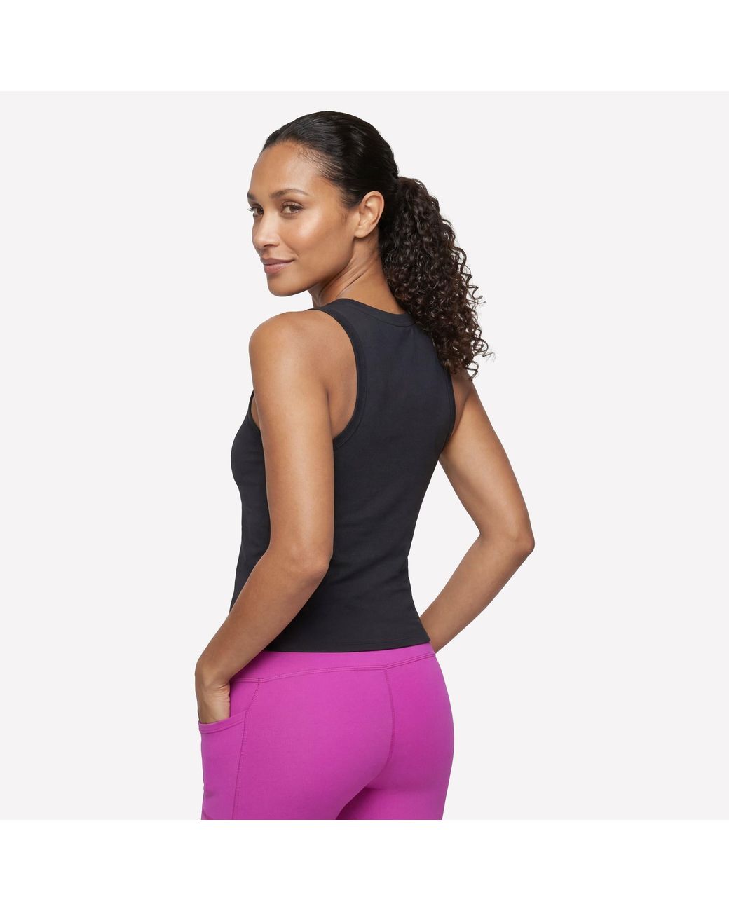 Skechers Purple Gowalk Shelf Bra Tank Vest