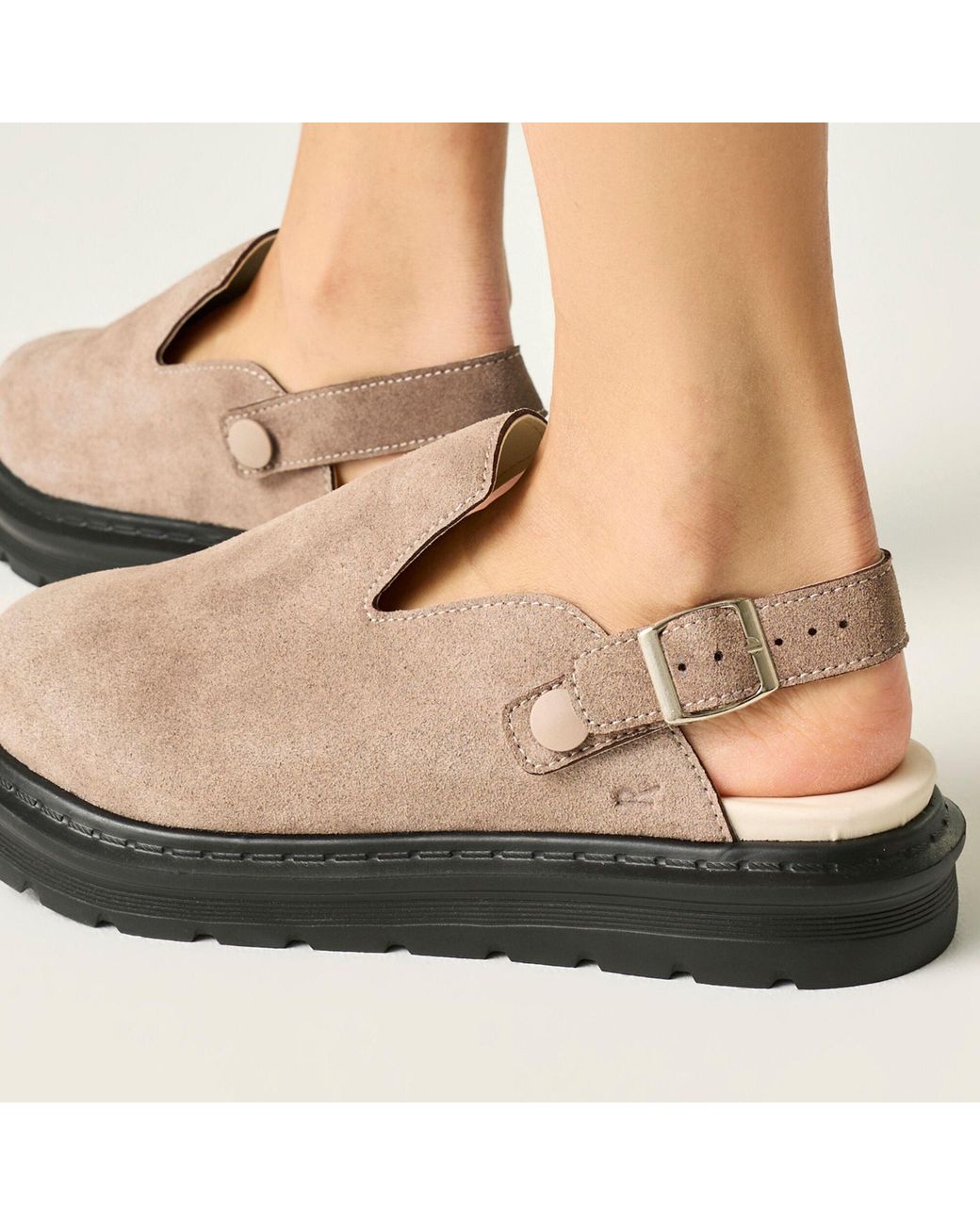 Regatta Gray Pearl Heeled Platform Sandals