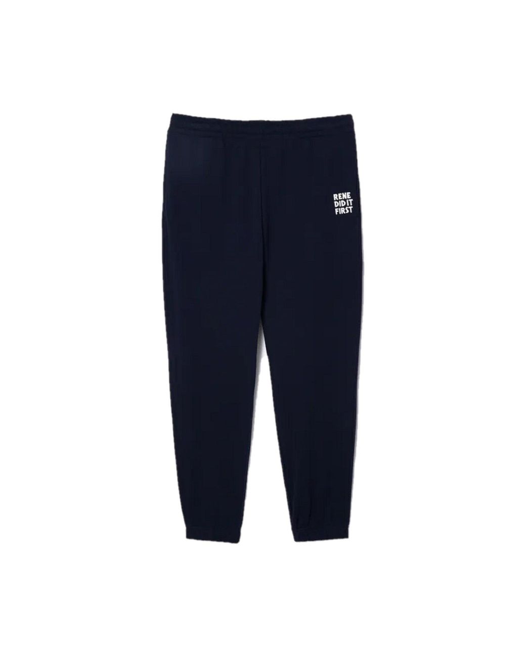 Lacoste Blue Cuffed Fleece Joggers for men