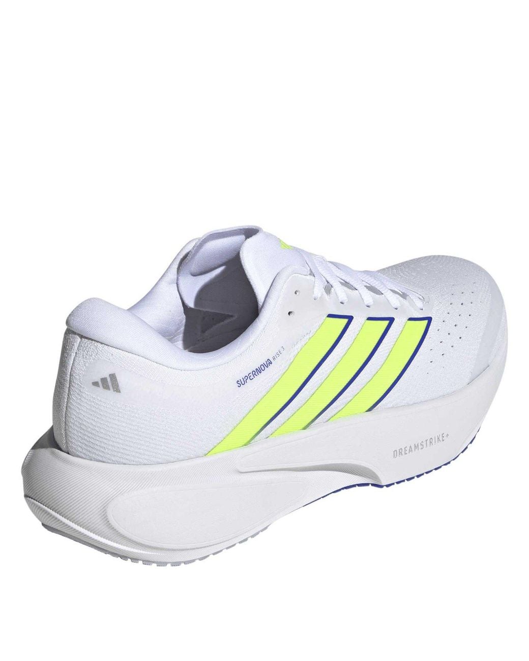Adidas White Supernova Rise 3 Road Running Shoes for men