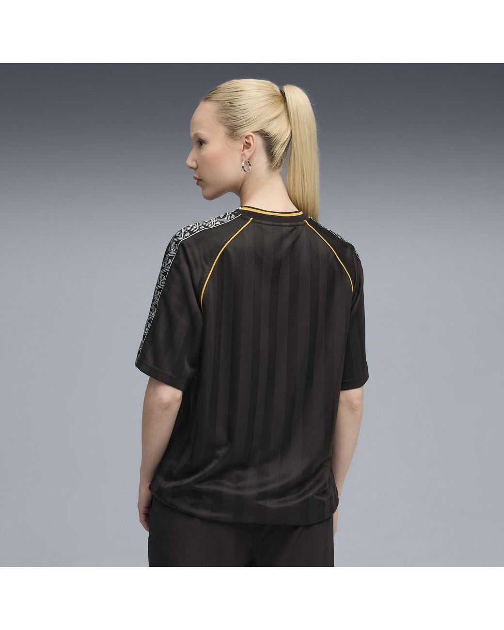 PUMA Black King All Over Print Regular Fit T-Shirt for men